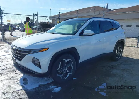 2022 Hyundai Tucson Limited z USA, uszkodzony, nr VIN 5NMJECAEXNH052955